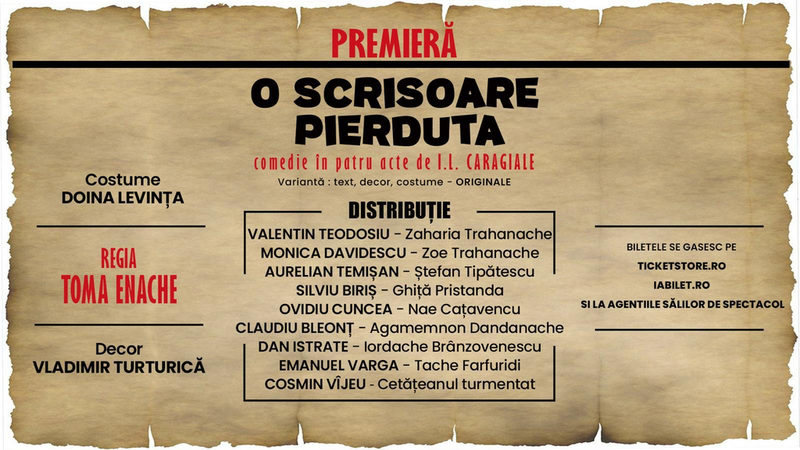 Râmnicu Vâlcea: O Scrisoare Pierduta