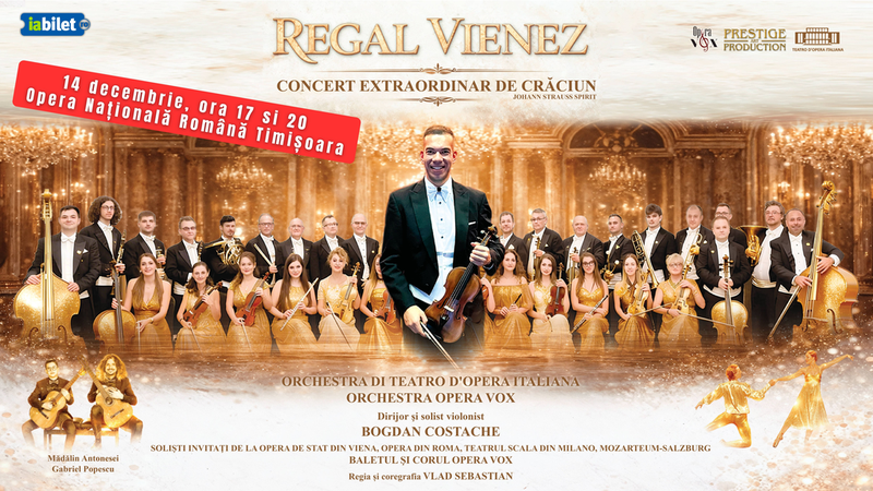 Timisoara: Regal Vienez - Concert extraordinar de Craciun