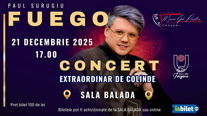 Focsani: Concert extraordinar de colinde