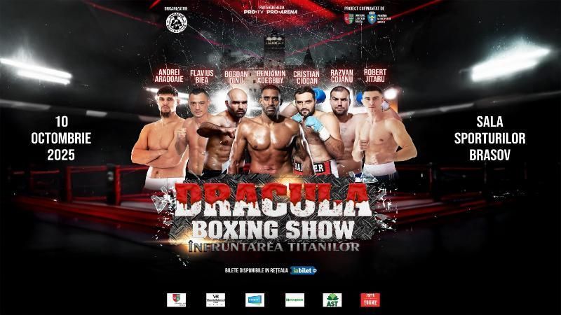 Brașov: Dracula Boxing Show 2025 @ Înfruntarea Titanilor