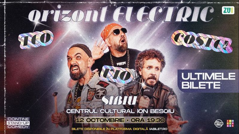 Sibiu: Teo, Vio și Costel - Orizont Electric | Stand Up Comedy Show