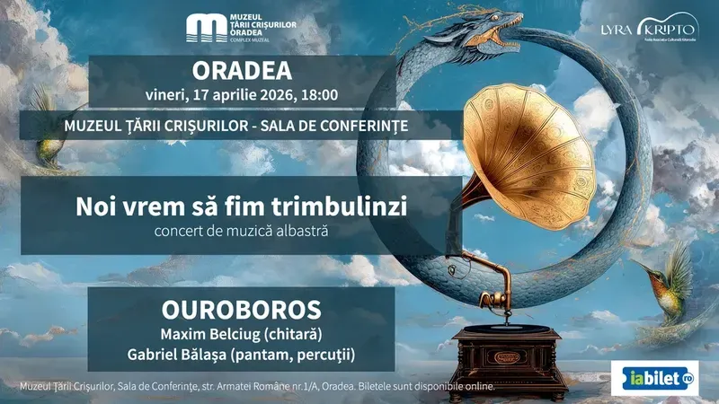 Oradea: Noi vrem să fim trimbulinzi. Concert Maxim Belciug și Gabriel Bălașa