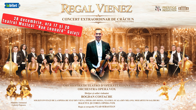 Galati: Regal Vienez - Concert extraordinar de Craciun