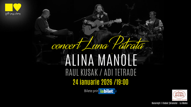 Concert Luna Pătrată//Alina Manole Trio