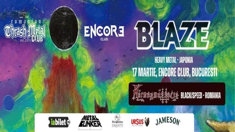 Concert Blaze (Japonia) & Kärmagmässacre (Romania)