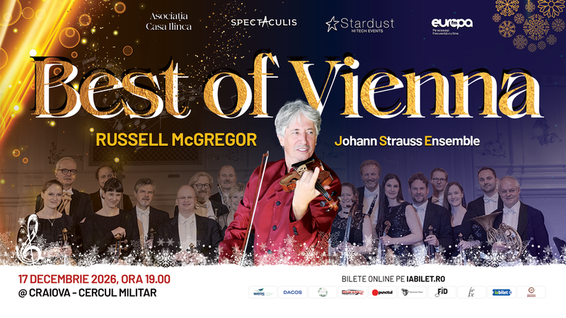 Craiova: Johann Strauss Ensemble & Russell McGregor - Best of Vienna