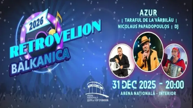 Revelion Retrovelion Balkanica @ Azur, Taraful de la Varbilau & Nicolaus Papadopoulos