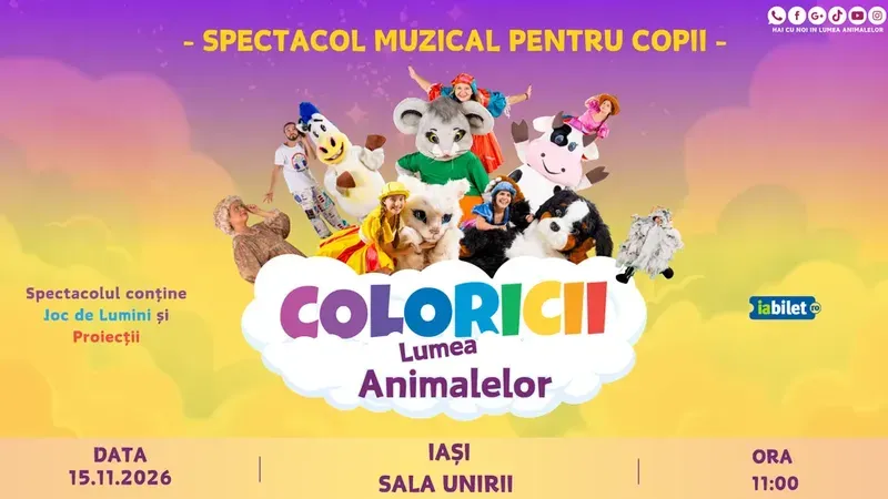 Iași: Coloricii și Lumea Animalelor