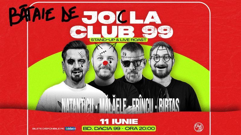Bataie de joi cu Natanticu, Mălăele, Frîncu & Birtaș la Club 99