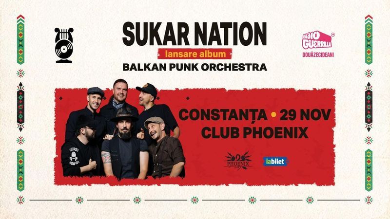 Constanta: Sukar Nation - Lansare album Balkan Punk Orchestra