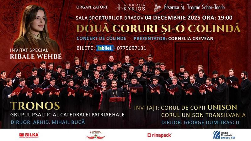 Brasov: Concert Extraordinar de Colinde
