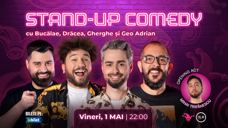 The Fool: Stand-up comedy cu Bucălae, Drăcea, Gherghe și Geo Adrian