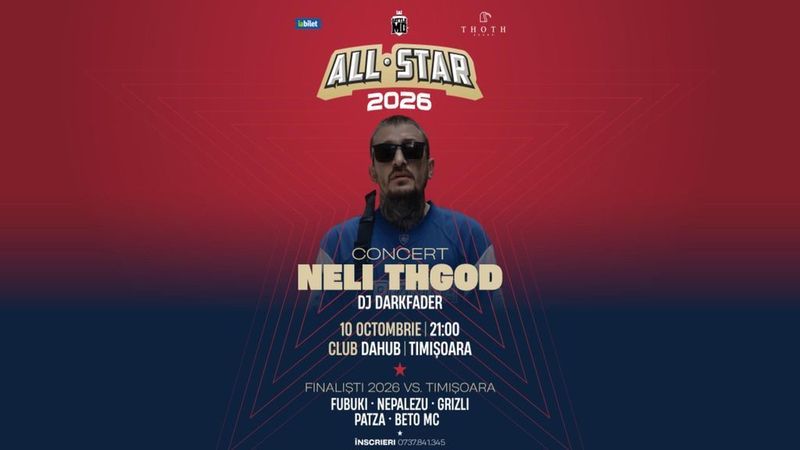Timișoara: Battle MC: All Star 2026 & Concert NELI THGOD