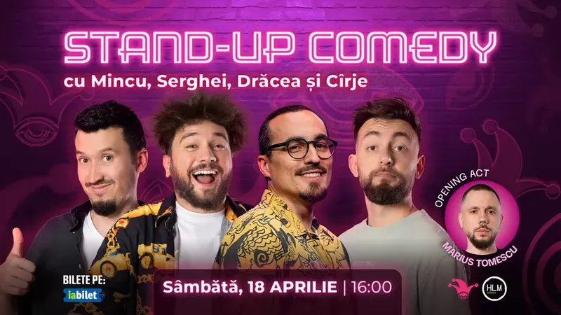 The Fool: Stand-up comedy cu Drăcea, Cîrje, Serghei și Mincu