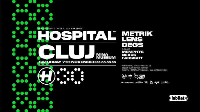 Quite Lucky presents HOSPITAL 30 at Mina Museum, Cluj-Napoca