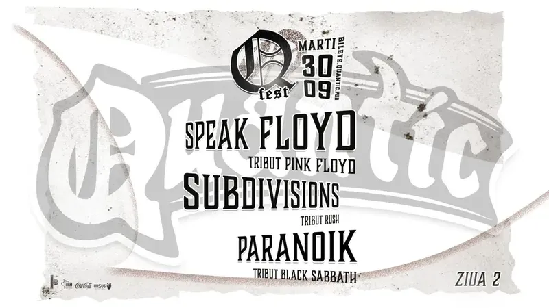QFest – Ziua II – Speak Floyd | Subdivisions | Paranoik