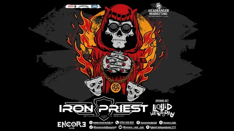 Concert Iron Priest x opening band (TBA) in Encore Club