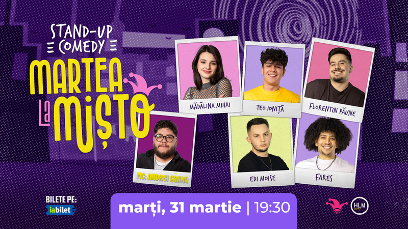 The Fool: Marțea la Mișto cu Teo Ioniță, Mădălina Mihai, Edi Moise, Florentin Păune și Fares