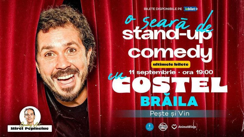 Braila: O seară de stand up comedy cu Costel | Comedy Show