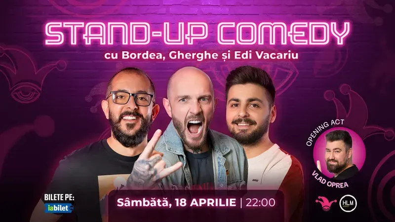 The Fool: Stand-up comedy cu Bordea, Gherghe și Vacariu