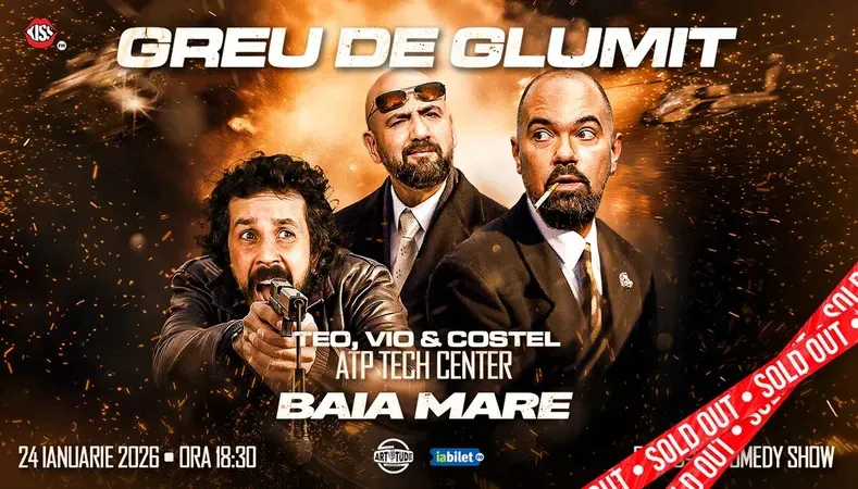 Baia Mare: Greu de glumit cu Teo, Vio și Costel | Stand Up Comedy Show 1 | 18:30