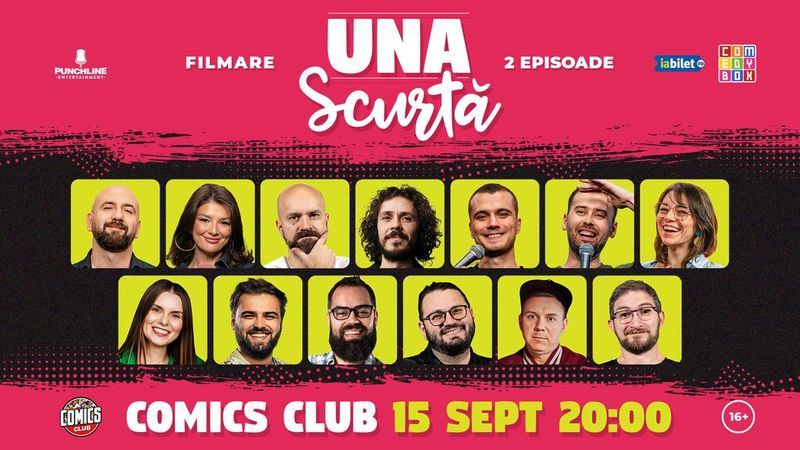 Filmare Una Scurtă - 2 episoade pe Terasa ComicsClub!
