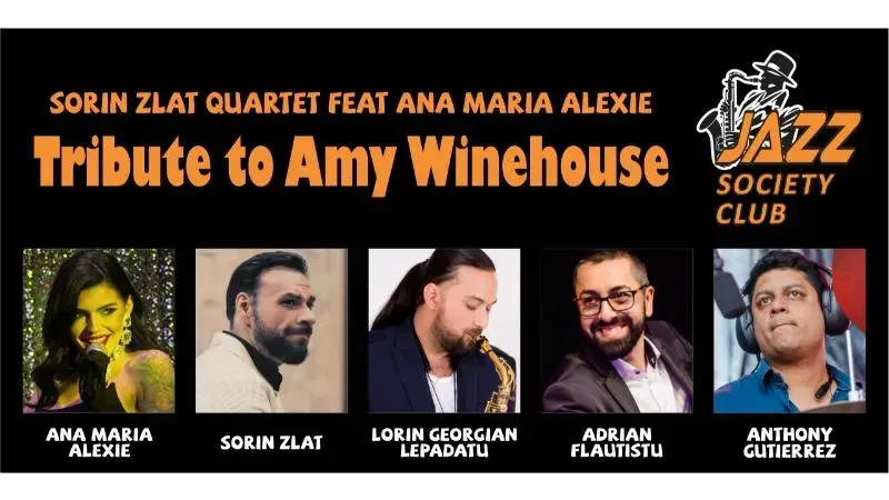 Galati: Concert Sorin Zlat Quartet feat Ana Maria Alexie - " Tribute to Amy Winehouse "