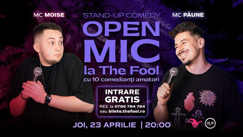 The Fool: Open Mic: MCs Moise & Păune