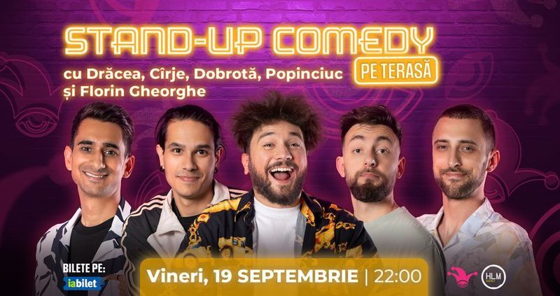 The Fool: Stand-up Comedy pe terasă cu Drăcea, Cîrje, Dobrotă, Florin și Popinciuc