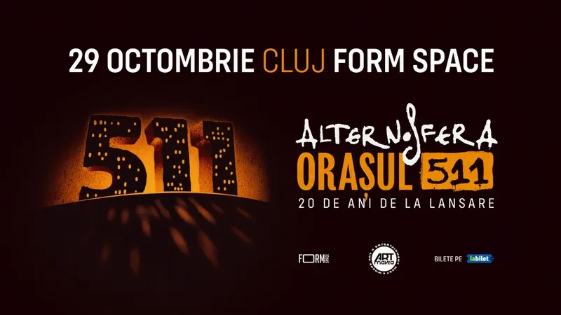 Cluj-Napoca: Alternosfera: „Orașul 511 - 20 de ani de la lansare”