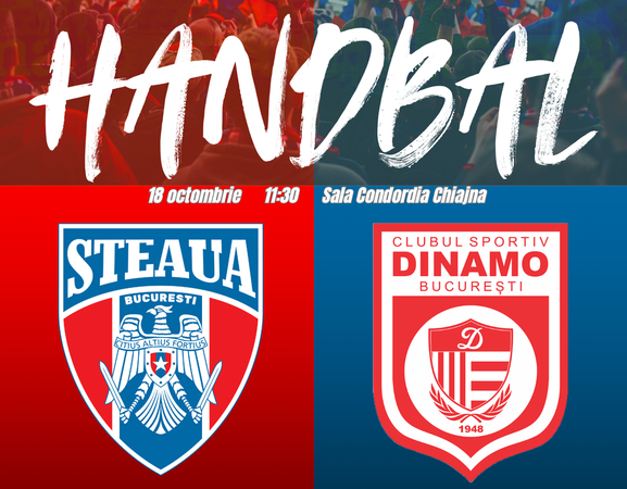 Handbal: CSA Steaua Bucureşti – CS Dinamo