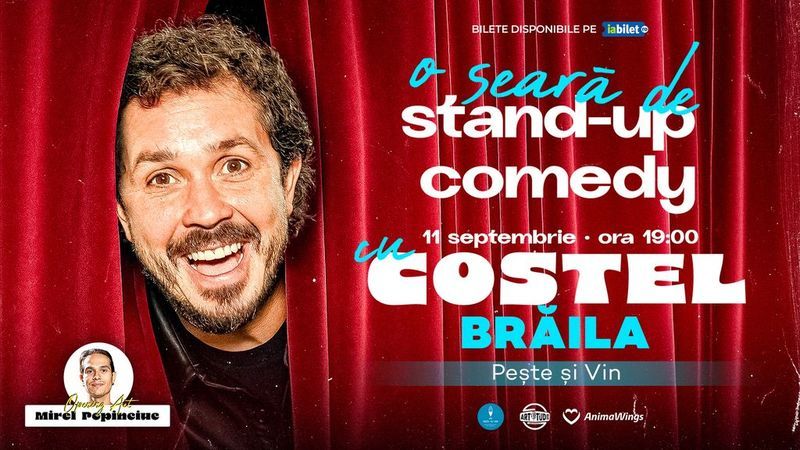 Braila: O seară de stand up comedy cu Costel | Comedy Show