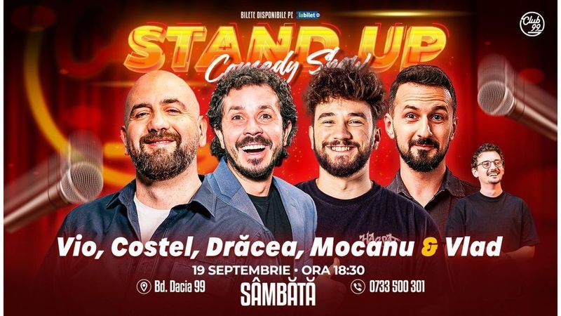Stand-up Comedy cu Vio, Costel, Drăcea, Mocanu & Vlad Olteanu la Club 99 | Show 1