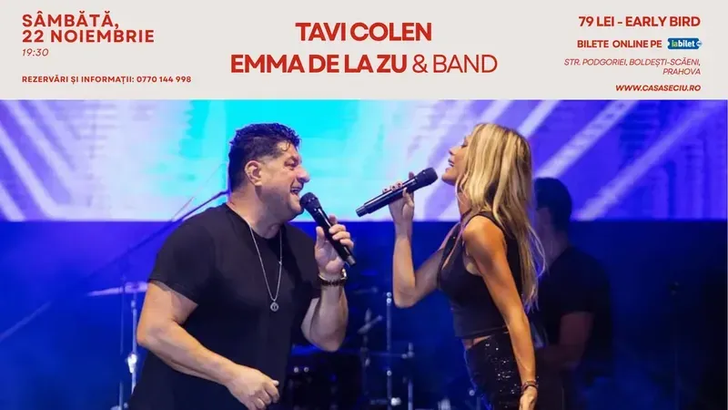 Ploiesti: Tavi Colen, Emma de la ZU & Band