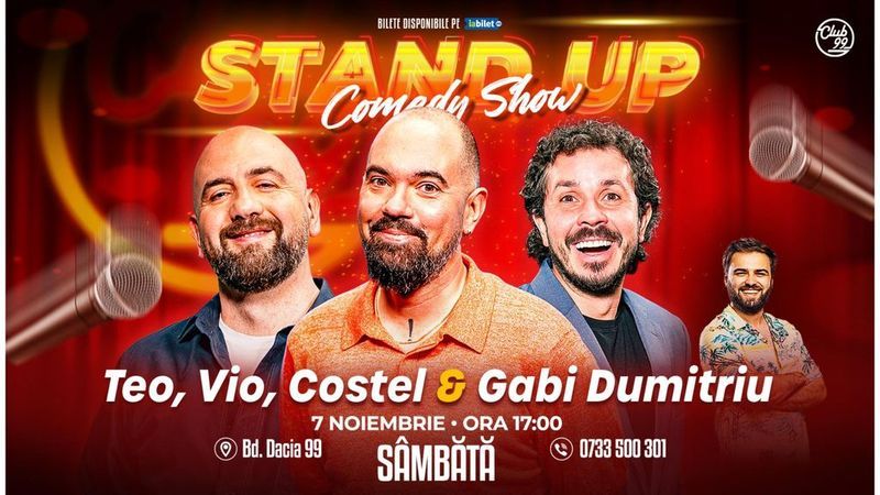 Teo, Vio, Costel - Gabi Dumitriu | Stand Up Comedy la Club99
