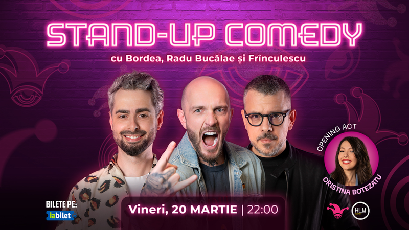 The Fool: Stand-up comedy cu Bordea, Bucălae și Frînculescu