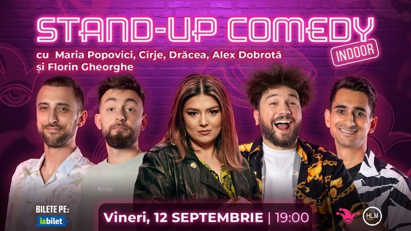 The Fool: Stand-up comedy cu Maria Popovici, Drăcea, Cîrje, Dobrotă și Florin