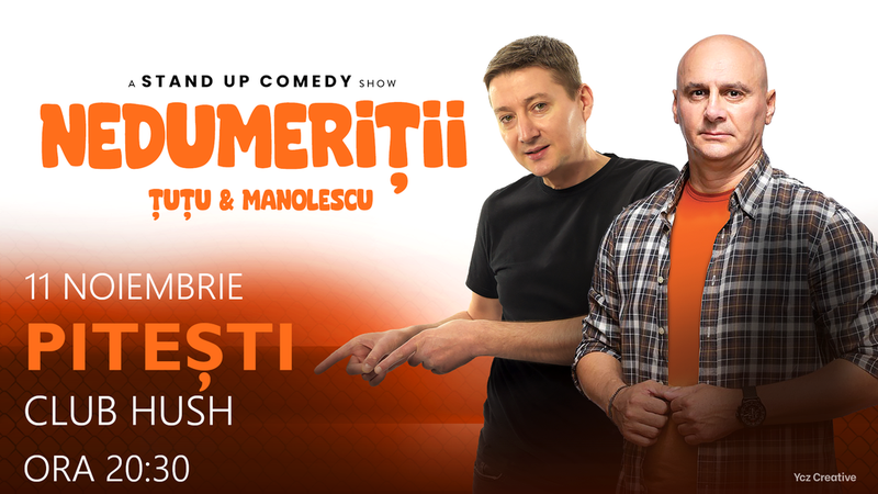 Pitesti: Stand-up Comedy - Dan Tutu si Cristi Manolescu