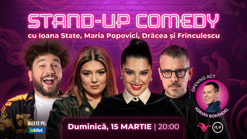 The Fool: Stand-up comedy cu Drăcea, Ioana State, Maria Popovici și Frînculescu