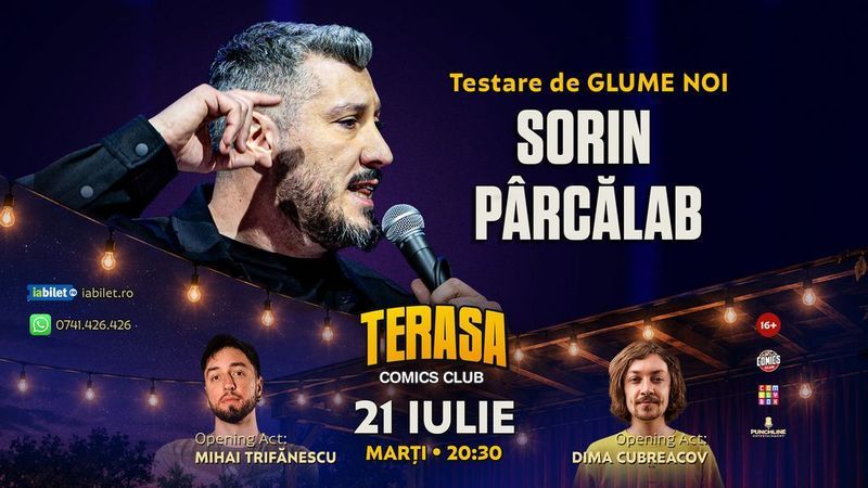 Sorin Pârcălab - Work in Progress pe Terasa ComicsClub!