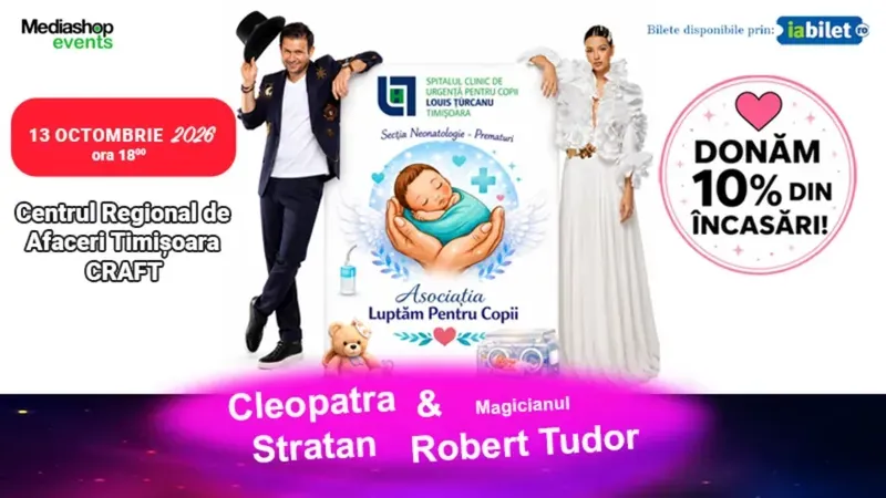 Timisoara: Back to school @ Magicianul Robert Tudor si Cleopatra Stratan