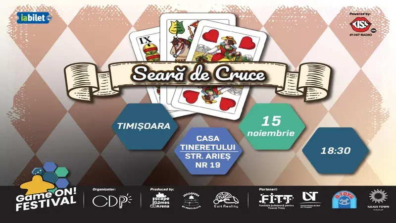 Timisoara: Seară de Cruce x Game ON! Festival