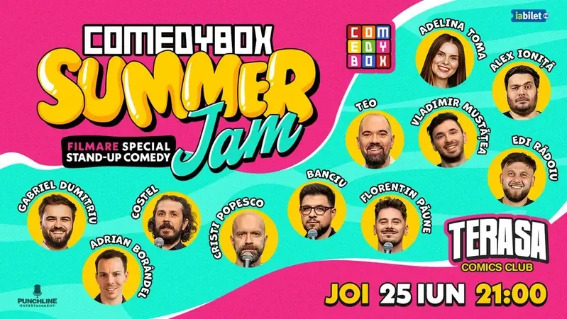 Filmare Stand-up Comedy SummerJam pe Terasa ComicsClub! - Show 2