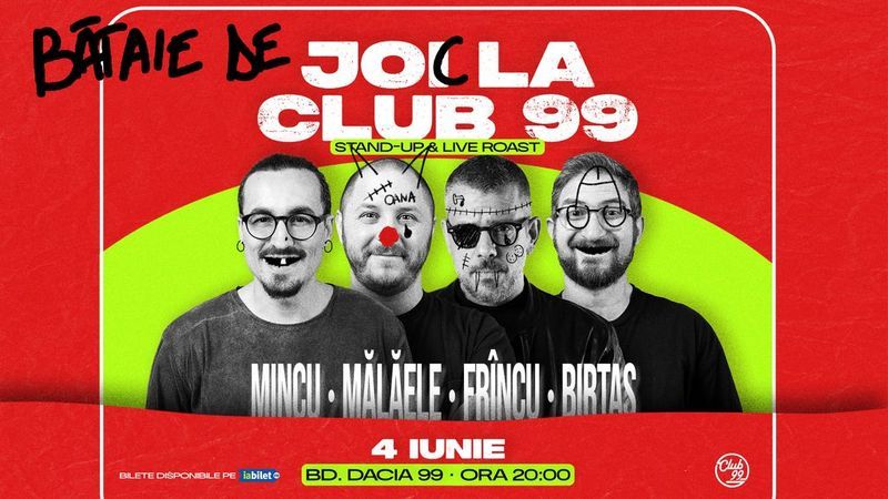Bataie de joi cu Mincu, Mălăele, Frîncu & Birtaș la Club 99
