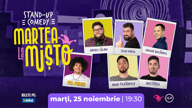 The Fool: Marțea la Mișto cu Andrei Călina, Vlad Oprea, Adrian Borândel, Mihai Trifănescu și Mustățea