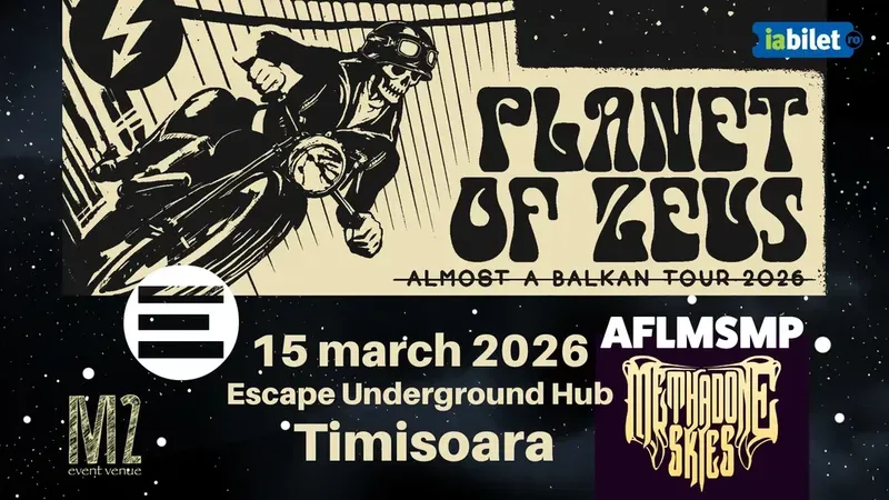 Timisoara: Planet of Zeus // Methadone Skies // AFLMSMP at Escape Underground Hub