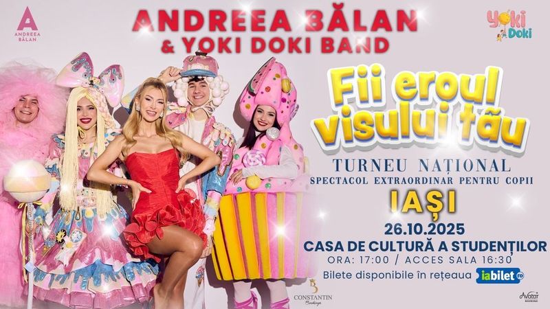 Iasi: Turneu Andreea Balan & Yoki Doki Band