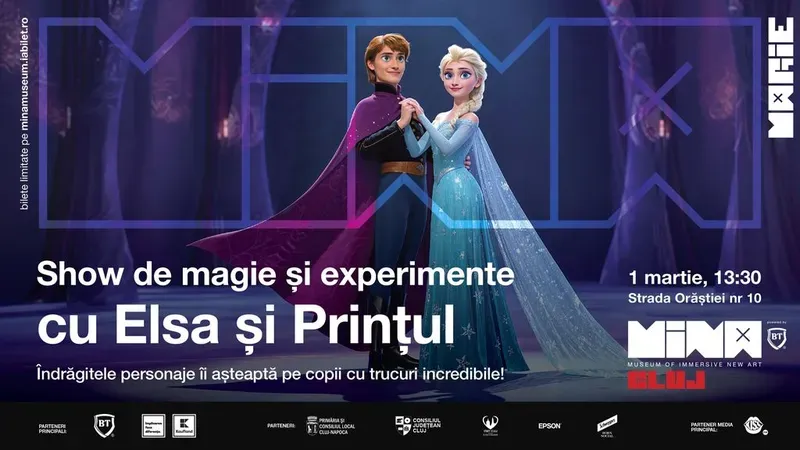 Show de magie și experimente cu Elsa și Prințul