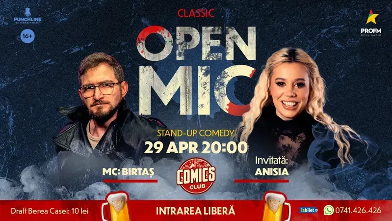 Stand-up Comedy OpenMic la ComicsClub