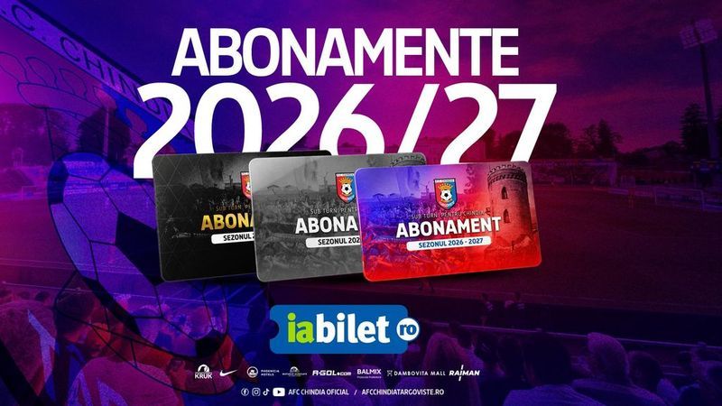 Abonament FC Chindia Targoviste sezon 2026-2027